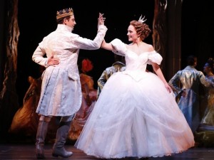 Cinderella becomes a princess in Broadway musical in NYC.