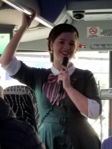 Our Tourguide Ally, Marvelous Mrs. Maisel tour